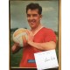 Signed card and unsigned picture of Ronnie Cope the Manchester United footballer.